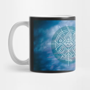 Religious minimal symbols illustration Mug